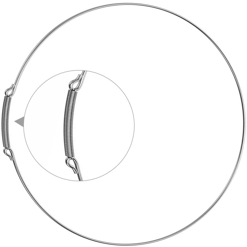 Dinghosen 2W20017E Washer Front Panel Door Boot Spring Clamp for LG Electronics Kenmore Washing Machine Boot Steal Retaining Ring, Replaces ACA32797401, ACA32390101, AP4436839, WM2050CW, WM2101HW - Image 1